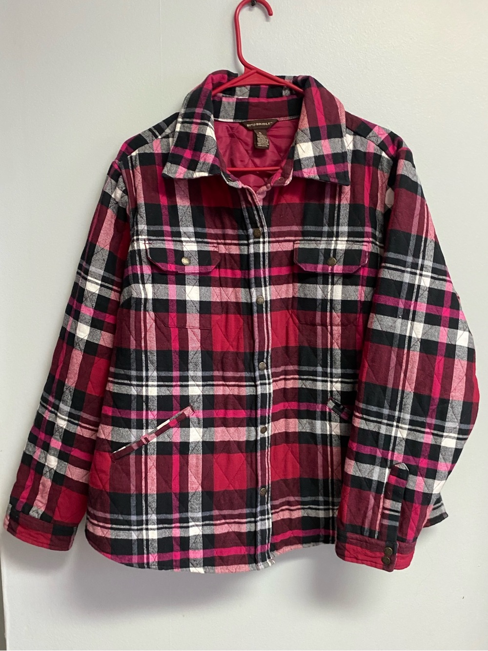 QUILTED FLANNEL BIT & BRIDLE JACKET - XL